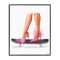 Stupell Industries Pink Heels on Skateboard Framed Giclee Wall Art Design by Ziwei Li